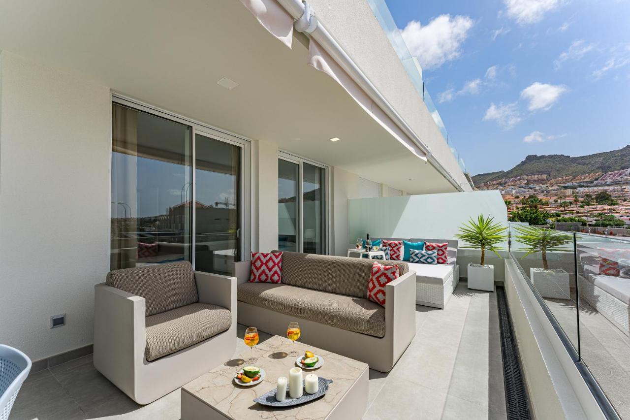 Modern New Apartment Las Terrazas De Costa Adeje. Heated Pool, Big Terrace And Private Parking Ngoại thất bức ảnh